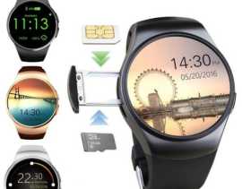 Vodeodolné, inteligentné dotykové hodinky s meraním tepu na SIM kartu...