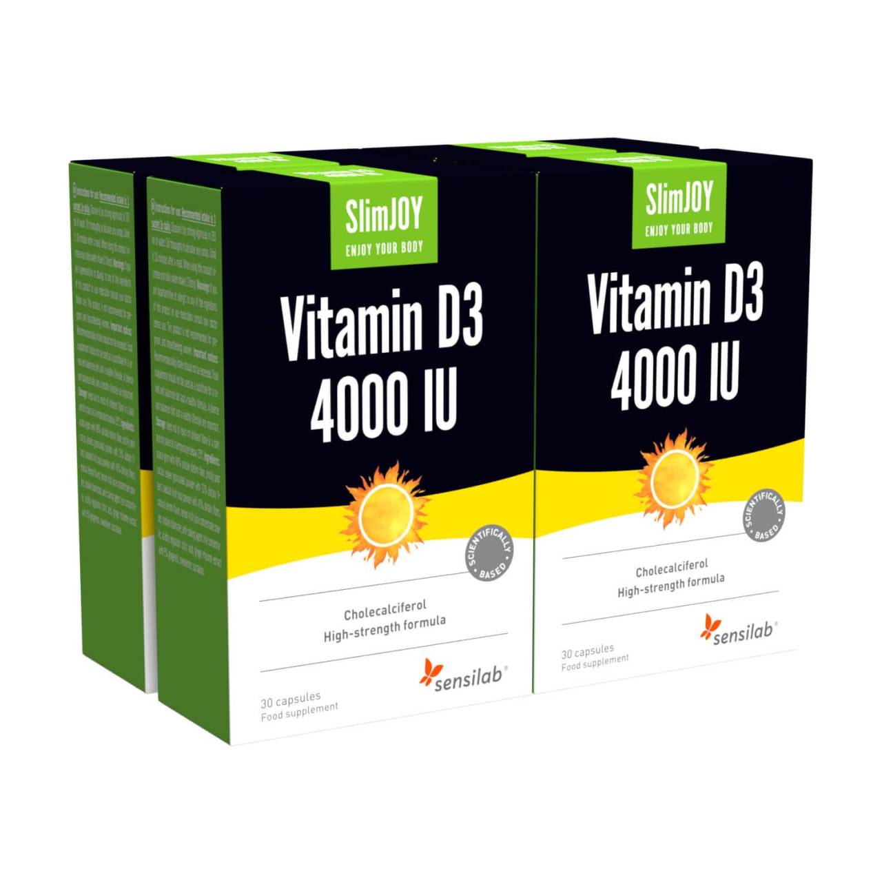 Vitamin D3 4000 IU - 1+3 GRATIS.