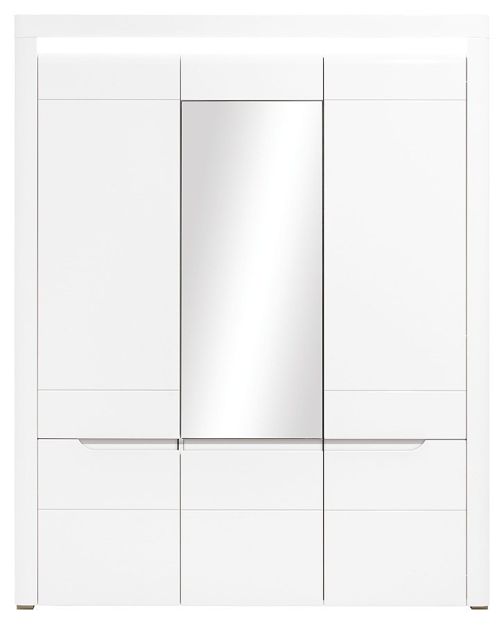 Trojdverová šatníková skriňa irma so zrkadlom - biela.

 

Skriňa ponúka dostatok úložného priestoru na všetky vaše nové úlovky.

 

Trojdverová šatníková skriňa Irma je vyrobená z kvalitného lamina o sile 16mm a vybavená ABS hranou o sile 0,5mm.

 

Všetok nábytok patriaci do kolekcie Irma nájdete nižšie v súvisiacich produktoch.