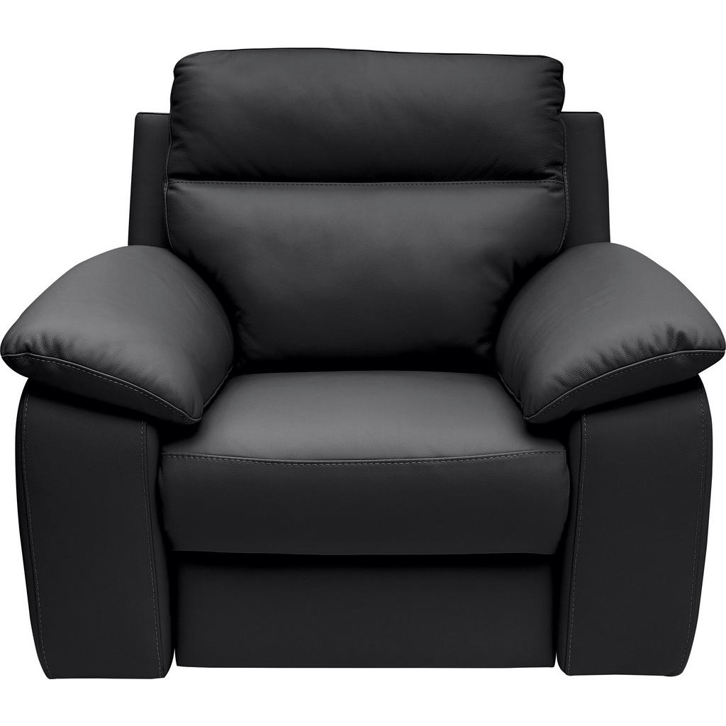 Celina Home KRESLO UŠIAK, koža, čierna.