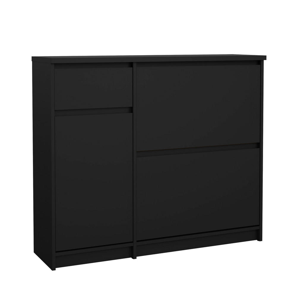 Livetastic SKRINKA NA TOPÁNKY, čierna, 108,9/92,9/31,5 cm.