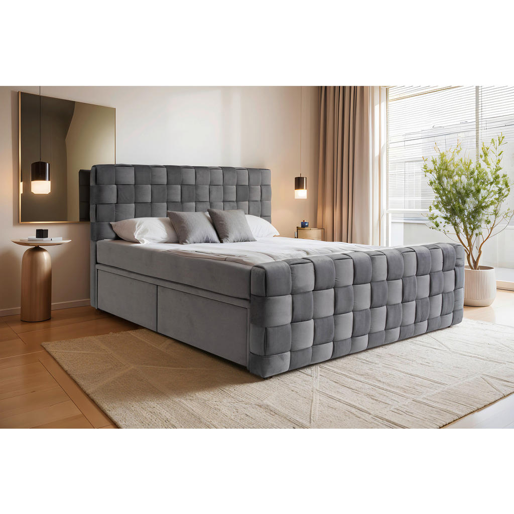 Livetastic AMERICKÁ POSTEĽ, 140/200 cm, grafitová.