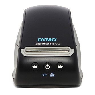 Dymo LabelWriter 550 Turbo 2112723 tlačiareň štítkov.
Automatické rozpoznávanie typu, veľkosti a počtu zostávajúcich štítkov na role v tlačiarni
Integrovaný adresár pre jednoduchý výber adries a rýchlu tlač viacerých adresných štítkov
Kvalitné tlačové rozlíšenie 300 x 300 dpi
Prepojiteľný s PC/MAC cez USB a ethernet rozhranie
60+ rôznych prednastavených štýlov
Automatické prepínanie do úsporného režimu
Tlač až 90 štítkov za minútu
Tlač na štítky až do šírky 58 mm

 Balenie obsahuje: tlačiareň LabelWriter 550 Turbo, štartovaciu rolku adresných štítkov, adaptér, napájací kábel, USB kábel, návod na obsluhuUPOZORNENIE : Nie je možné používať kompatibilné štítky (štítky iných výrobcov) v novej rade tlačiarní LabelWriter 550 a 5XL!
U tlačiarní je možné používať iba originálne LW štítky, pretože všetky súčasné LW štítky Dymo majú integrovaný RFID (Radio Frequency Identification) čip.