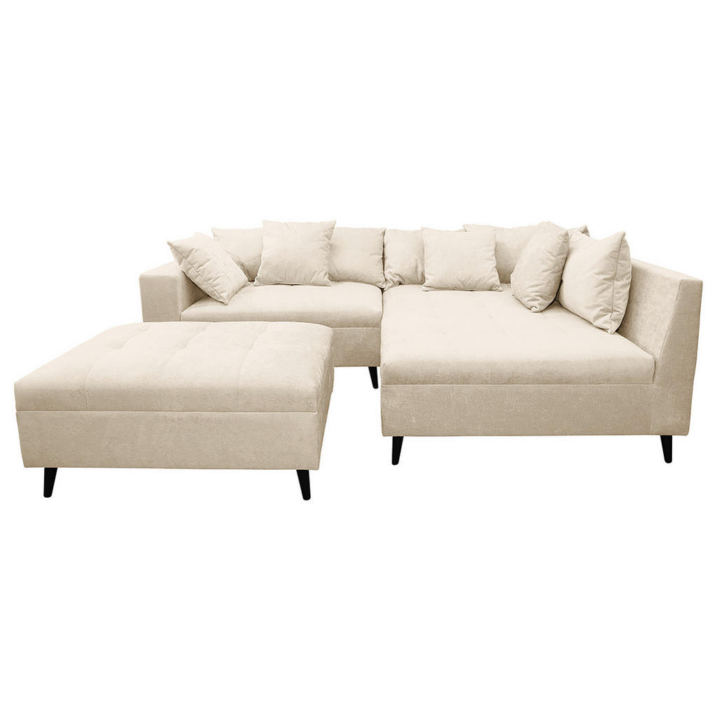 MID.YOU ROHOVÁ SEDACIA SÚPRAVA, textil, béžová.