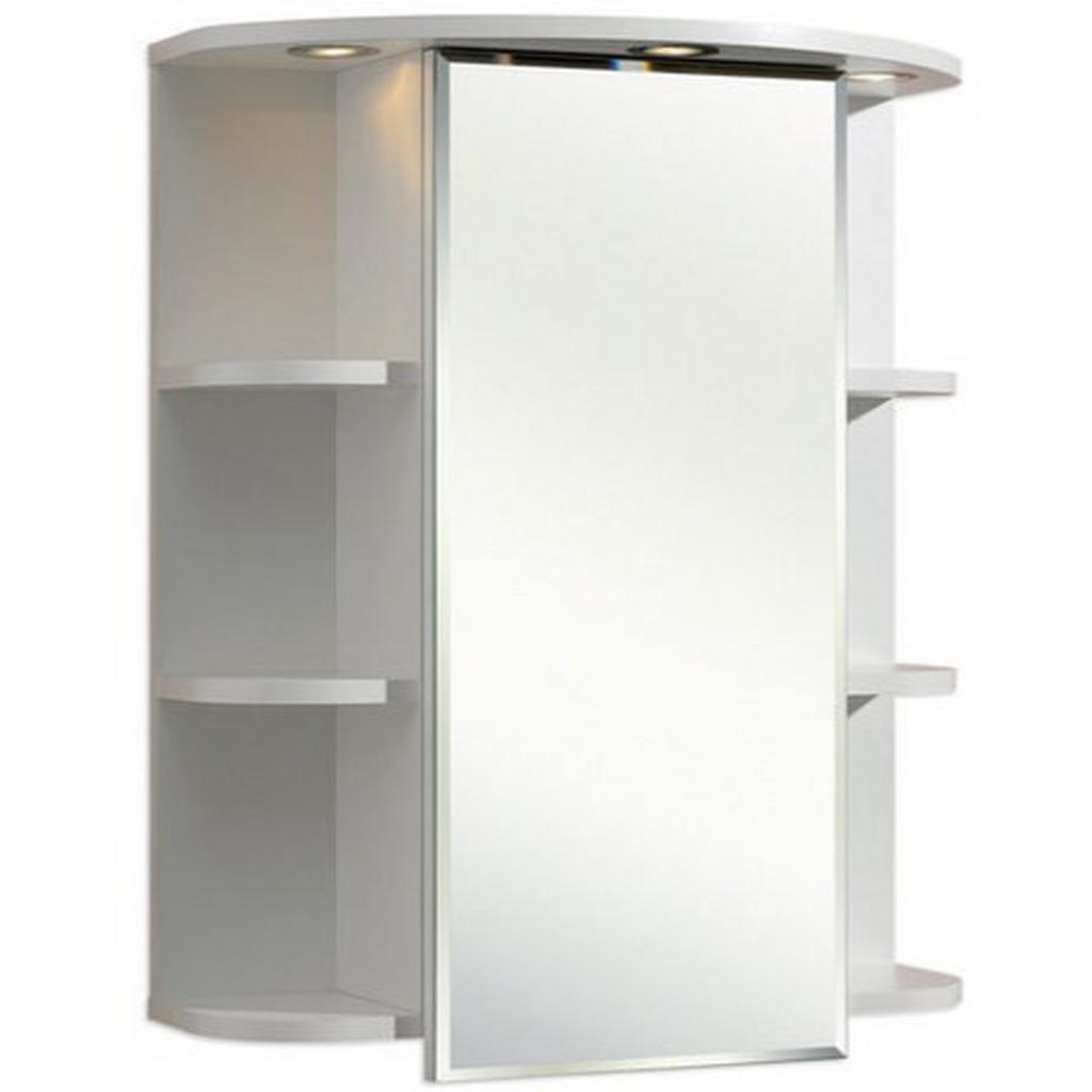 Best Price ZRKADLOVÁ SKRINKA, biela, biela, 60/70/20 cm.