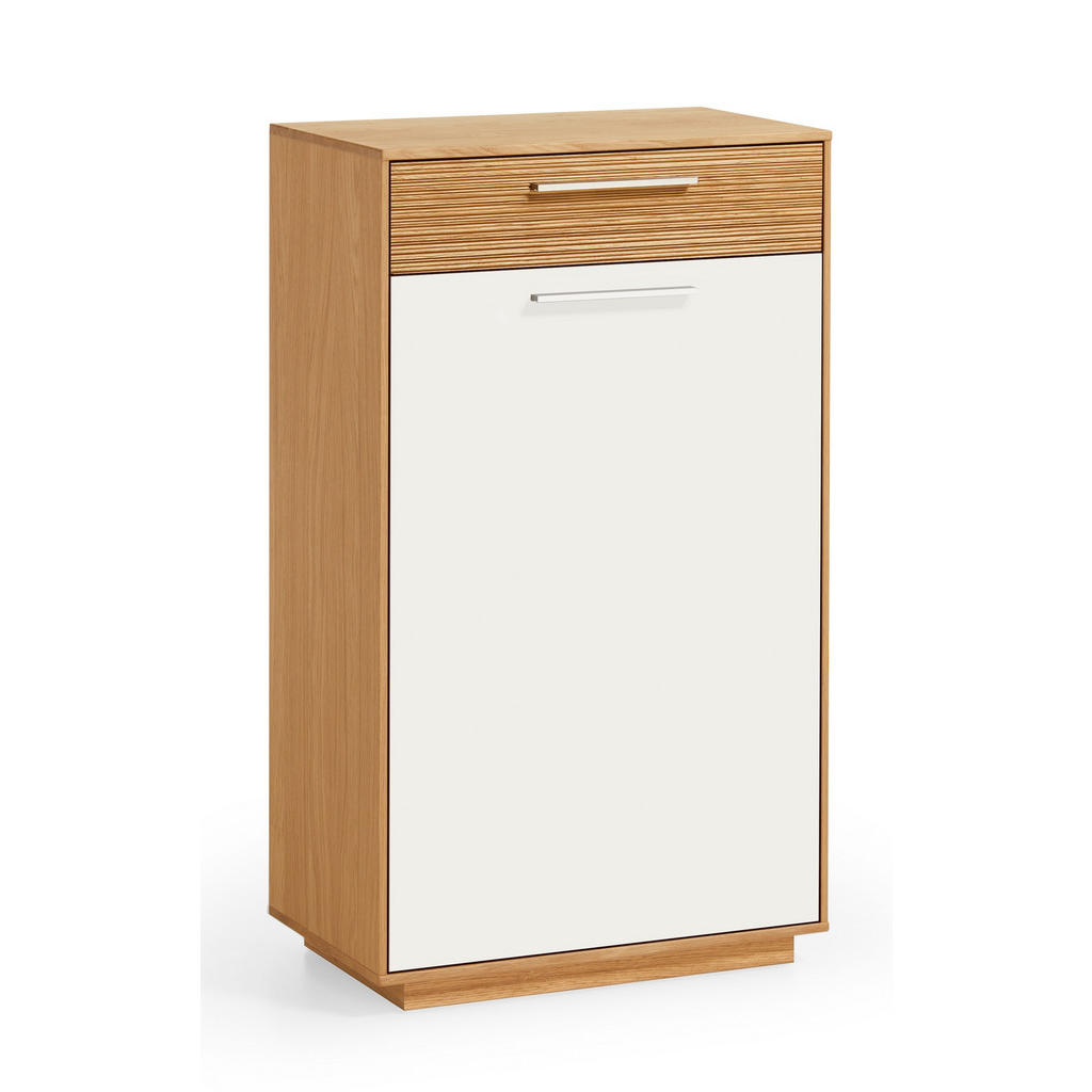 Novel SKRINKA NA TOPÁNKY, biela, farba duba, dub, 60/103/37 cm.