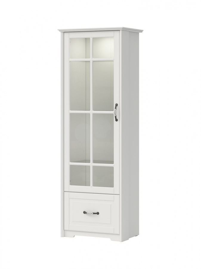 Vitrína s osvetlením marley - biela/borovica.

 

Čelné dosky a ozdobné lišty sú lakované odolným UV lakom s jemným matným efektom.

 

Rozmery vitríny s osvetlením Marley sú 69x201x49cm (š, v, h).

 

Všetky produkty patriace do kolekcie Marley nájdete nižšie v súvisiacich produktoch.