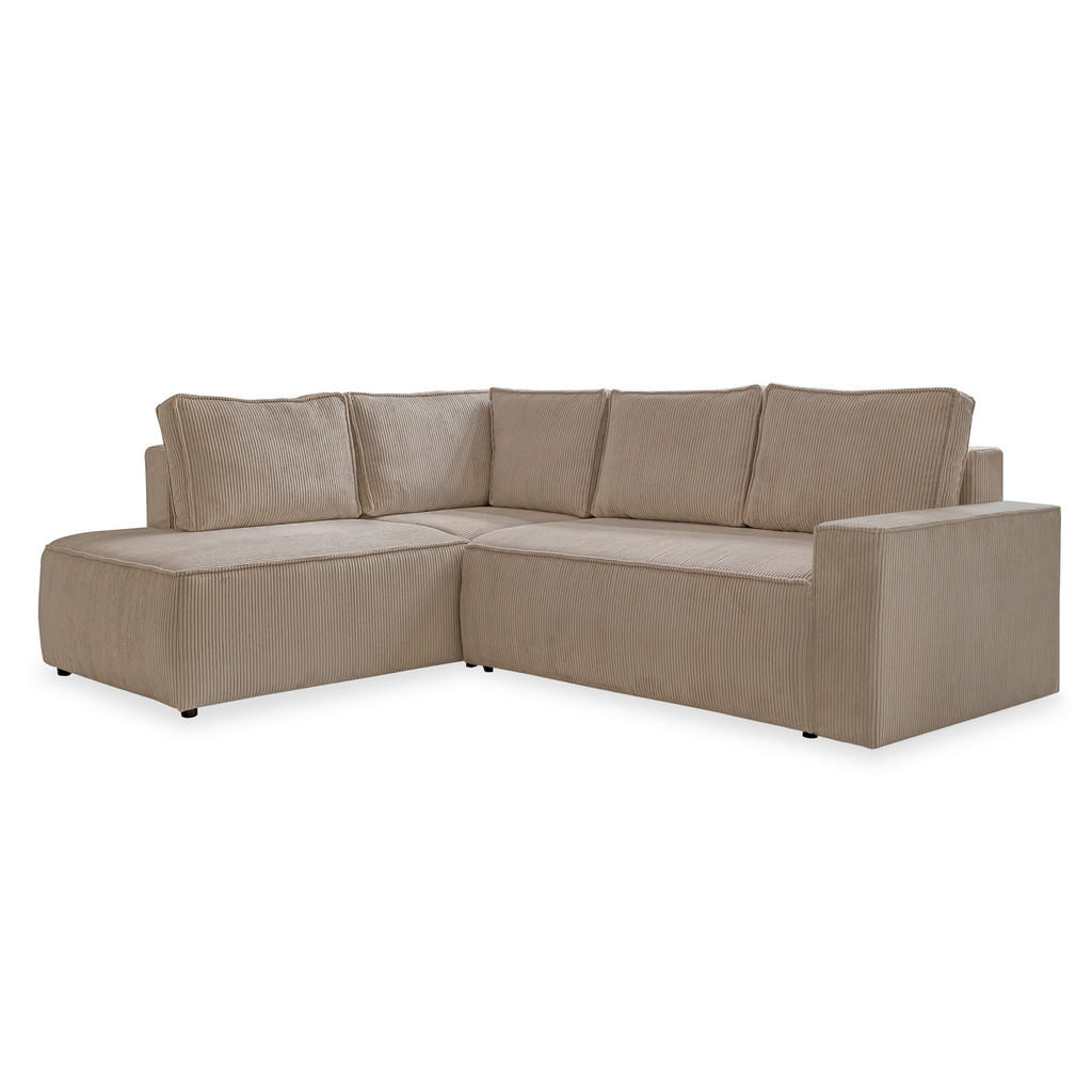 MID.YOU ROHOVÁ SEDACIA SÚPRAVA, textil, taupe.