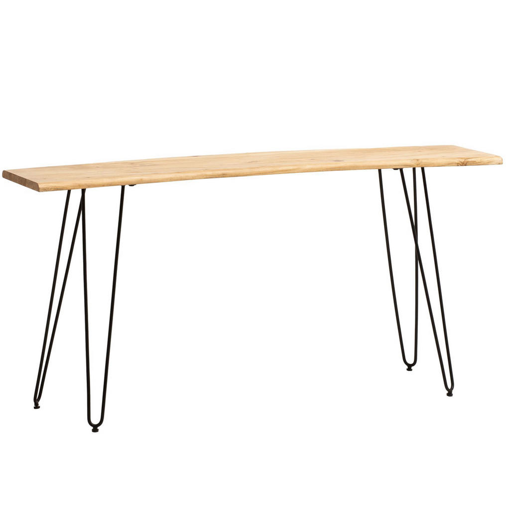 MID.YOU KONZOLOVÝ STOLÍK, akácia, farba akácie, 150/36/75 cm.