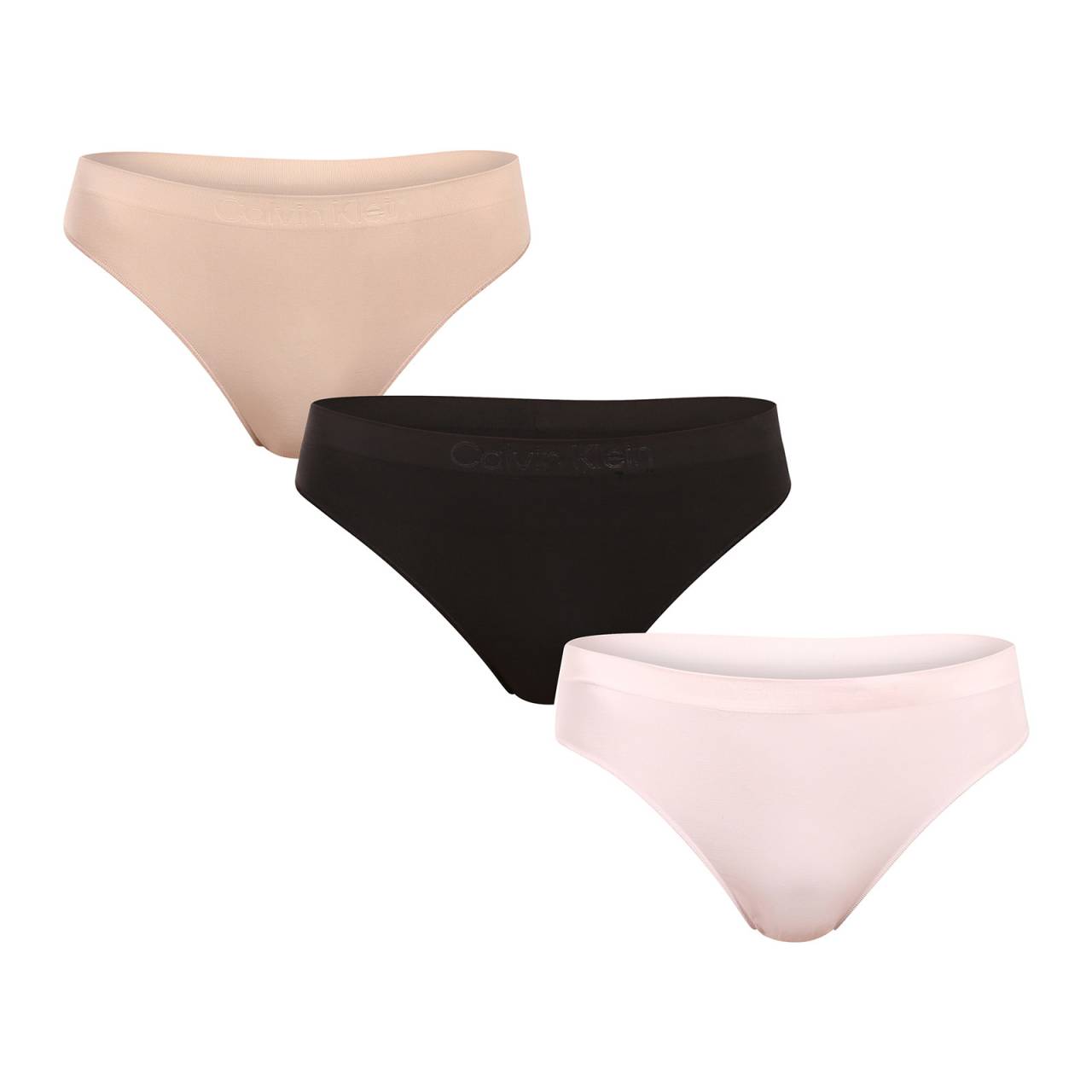 3PACK dámske tangá Calvin Klein viacfarebné (QD5211-31S) L.
Hľadáte spodnú bielizeň, ktorá nebude viditeľná ani pod najtesnejšími nohavicami, ale v ktorej sa budete cítiť skvele?
Ľahký materiál, ktorý dýcha s vami
Tanga Calvin Klein sú vyrobené zo zmesi polyamidu a elastanu, vďaka čomu sú nielen výnimočne jemné na dotyk, ale aj úžasne pružné a priedušné.
Minimalistický dizajn pre maximálny efekt
Tanga majú laserovo rezané okraje a bezšvový strih, čo znamená jedno – pod oblečením zostávajú úplne neviditeľné.
Prečo si zamilujete tangá Calvin Klein

Bezšvový strih a laserom rezané okraje: Úplne neviditeľné pod oblečením, ideálne pre priliehavé oblečenie.
Ľahký a priedušný materiál: Pohodlný polyamid s elastanom poskytuje celodenné pohodlie.
Štýlový minimalistický dizajn: Subtílne logo Calvin Klein a čisté línie pre moderný vzhľad.

Spodná bielizeň Calvin Klein je obľúbená u ľudí po celom svete
Spodná bielizeň Calvin Klein je základným kameňom módneho priemyslu.
Ako sa starať o tangá Calvin Klein
Aby vám vaša obľúbená spodná bielizeň vydržala čo najdlhšie, venujte pozornosť správnej starostlivosti.

Pranie: Perte na 30 °C v jemnom cykle, ideálne v ochrannom vrecku na pranie.
Sušenie: Nesušte v sušičke – vysoké teploty môžu poškodiť elastické vlákna.
Žehlenie: Tanga nežehlite – bezšvová štruktúra a syntetický materiál nevyžadujú žehlenie.

Tip: Nájdenie správneho kusu spodnej bielizne, ktorý vám perfektne sedí, môže byť niekedy náročné.