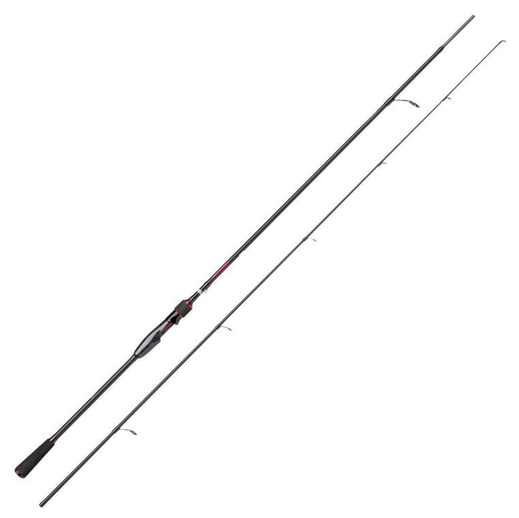 Abu garcia prút vendetta v3 spin ml 2,44 m 5-20 g.
 Technické údaje: • ľahký, pevný a citlivý 30T uhlíkový blank • IntraCarbon™ Technology vytvárajúci vrstvu multi usmerňujúcich uhlíkových vlákien, vďaka ktorým sú tieto prúty ľahšie odolnosnejšie • super ľahké uhlíkové sedlo navijaka • LS očká z nerezovej ocele so zirkóniovou výplňou • vysoko citlivá EVA rukoväť