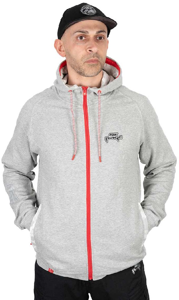 Fox rage mikina voyager hoody light grey - xxxl.