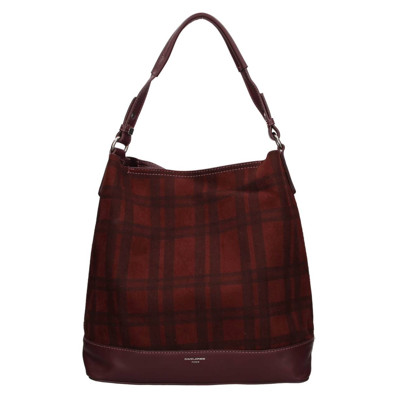 Dámska kabelka David Jones Cubie - vínová.