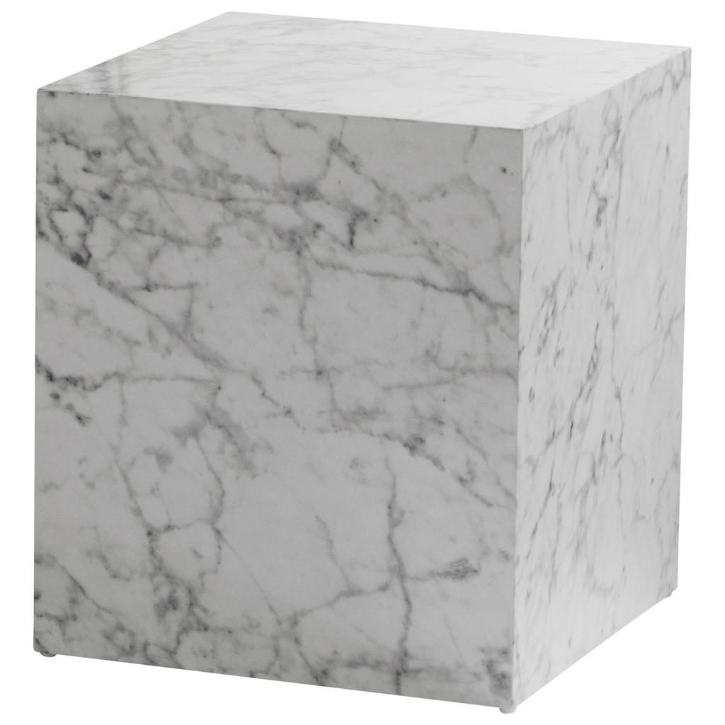 Livetastic KONFERENČNÝ STOLÍK, biela s vysokým leskom, kompozitné drevo, 40/40/45 cm.