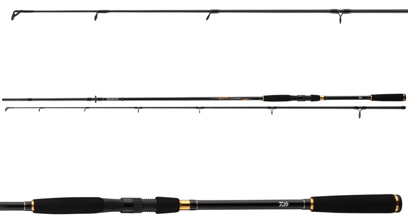 Daiwa prút crossfire spin 2,1 m 10-40 g.
 Prívlačové prúty Crossfire, vybavené očkami z oxidu titánu a inovatívnym sedlom navijaka, dokonale ladia s našimi úspešnými navijakmi Crossfire LT