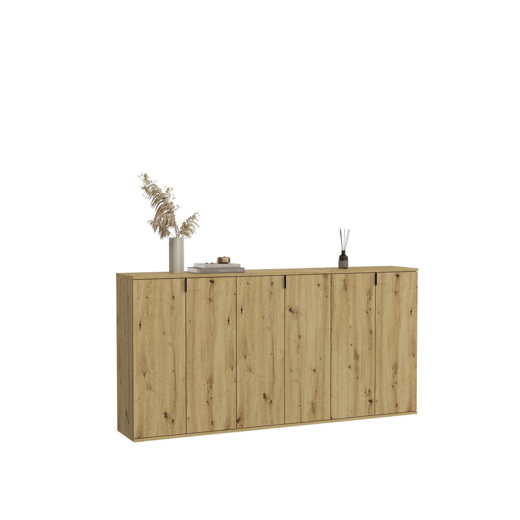 MID.YOU SKRINKA NA TOPÁNKY, dub artisan, 183/99/34 cm.