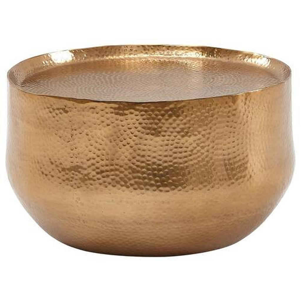 MID.YOU KONFERENČNÝ STOLÍK, zlatá, kov, 60/60/35 cm.