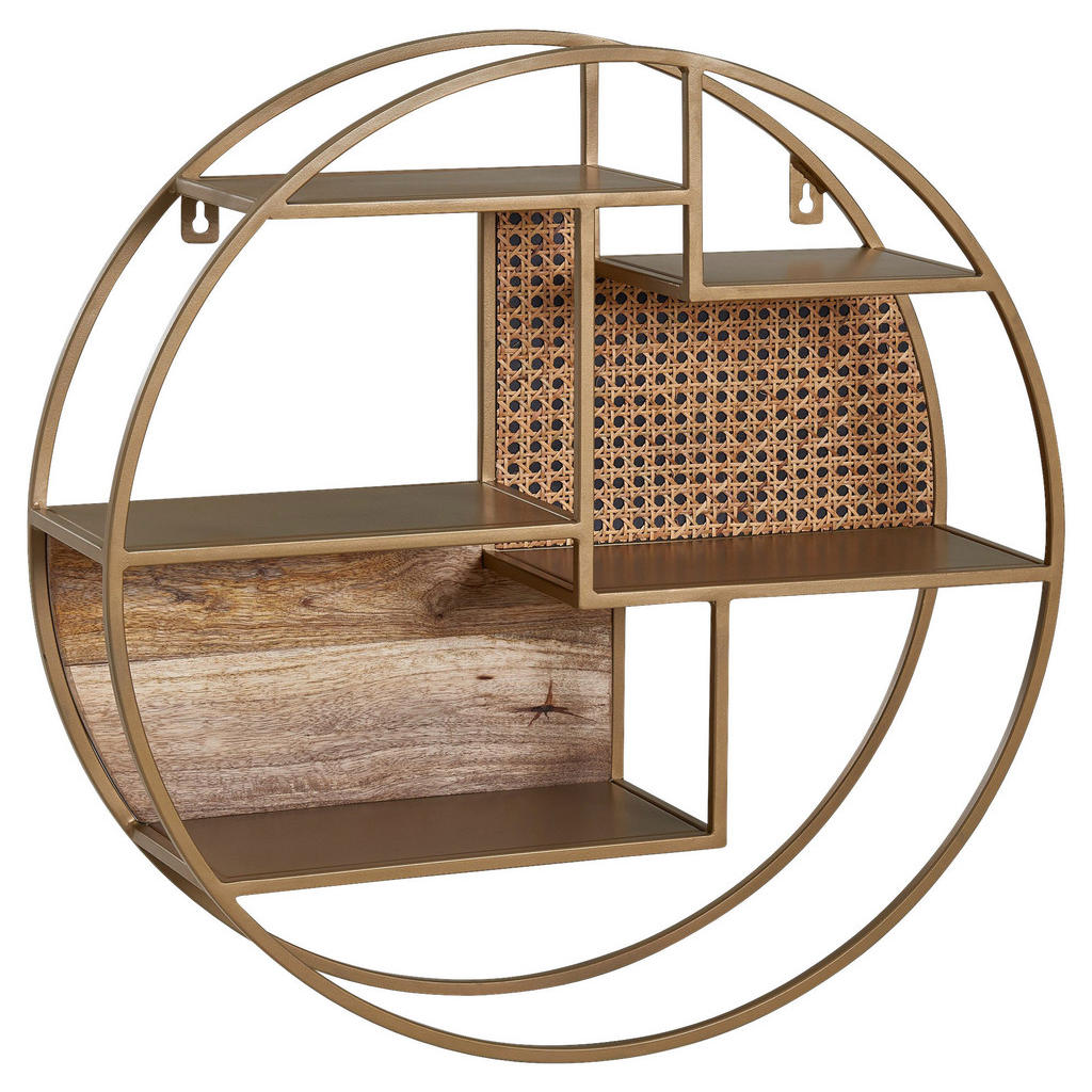 MID.YOU NÁSTENNÝ REGÁL, hnedá.