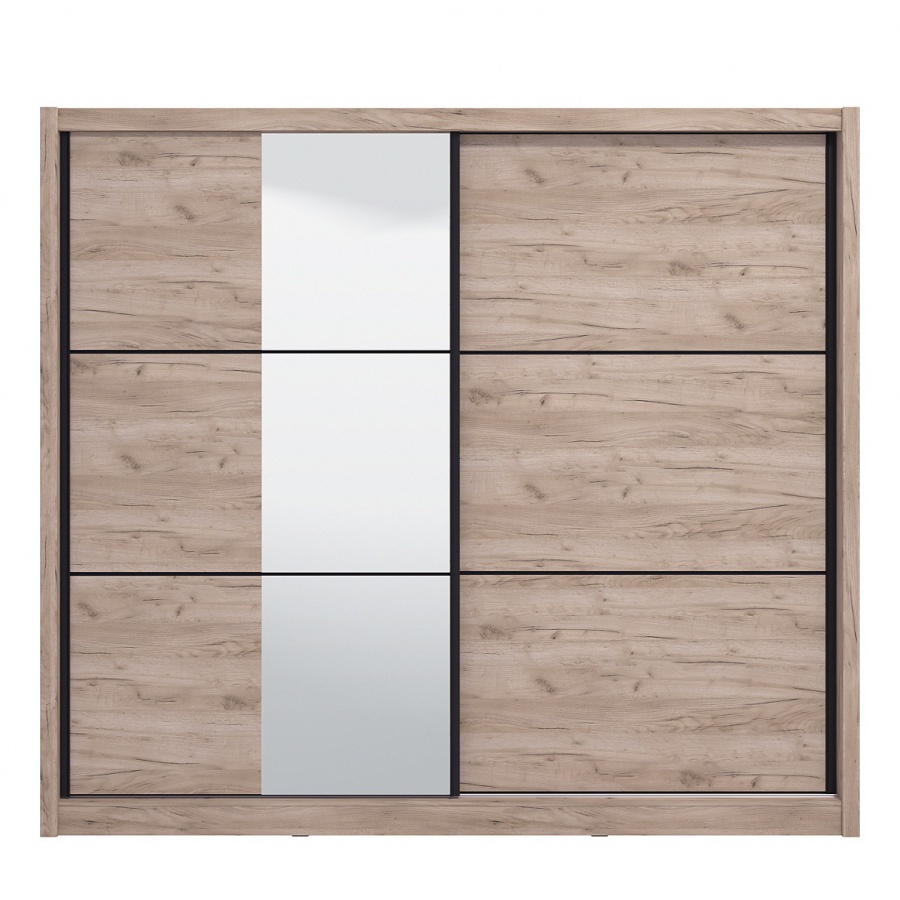 2d šatníková skriňa s posuvnými dverami a zrkadlom 245 debby - dub.

 

Rozmery 2D šatníková skriňa s posuvnými dverami a zrkadlom 245 Debby sú 242x215,5x60cm (š, v, h).

 

Všetky produkty z kolekcie Debby nájdete nižšie v súvisiacich produktoch.