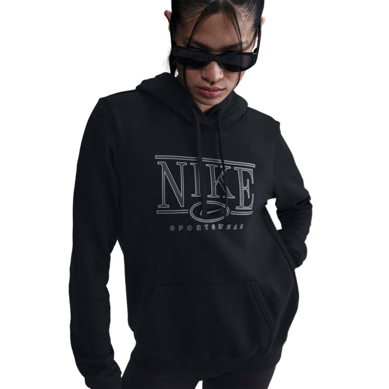 Nike Sportswear Club Fleece Womens Graphic Hoodie M.