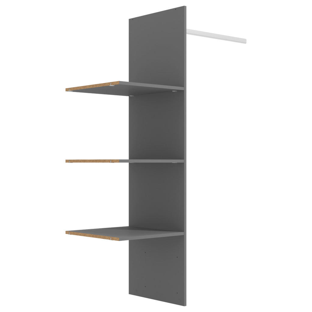 Xora VNÚTORNÉ ČLENENIE, sivá, 48/159/42 cm.