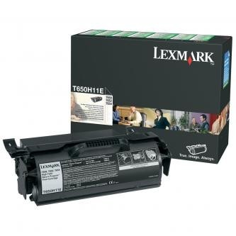 Lexmark T650H11E čierný (black) originálny toner.
Originálny toner = záruka priamo od výrobcu tlačiarne
100 % použitie v tlačiarni - bezproblémové fungovanie s vašou tlačiarňou
Použitím originálnej náplne predlžujete životnosť tlačiarne
Osvedčená špičková kvalita - vysoko kvalitná a spoľahlivá tlač originálnou tlačovou kazetou od prvej do poslednej stránky
Trvalé a profesionálne výsledky tlače - dlhodobá udržateľnosť tlače
Kratšia prodleva pri tlači stránok
Garancia Vašej spokojnosti s použitím našej originálnej náplne
Zabezpečujeme bezplatnú recykláciu originálnych náplní
Zlyhanie náplne v menej ako 1% prípadov
Jednoduchá a rýchla výmena náplne

Kód výrobcu: T650H11E