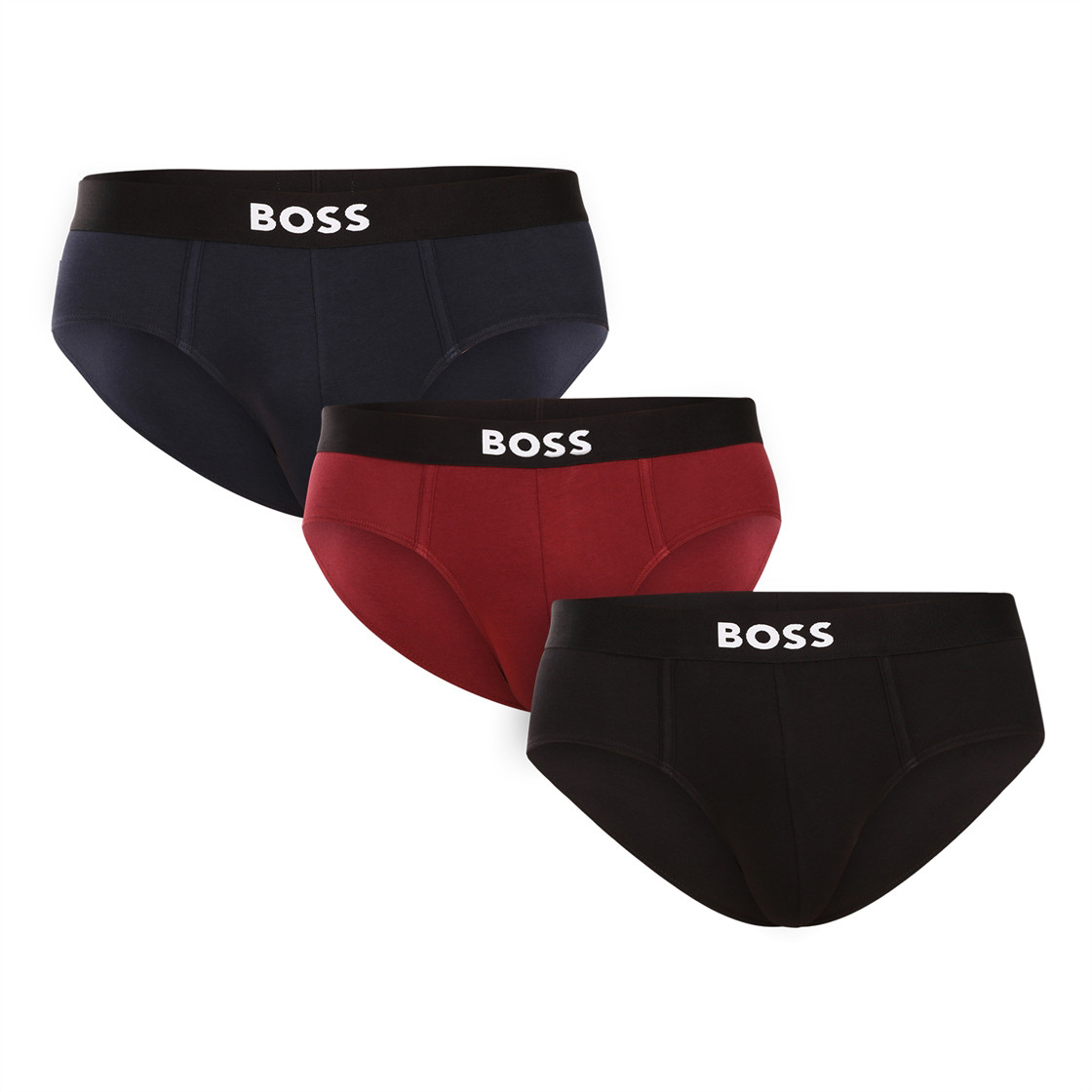 3PACK pánske slipy BOSS viacfarebné (50546561 981) XXL.
Tieto parádne slipy od skvelej značky Boss potešia všetkých mužov!
Príjemný materiál s mäkkými lemami perfektne sedí na tele.