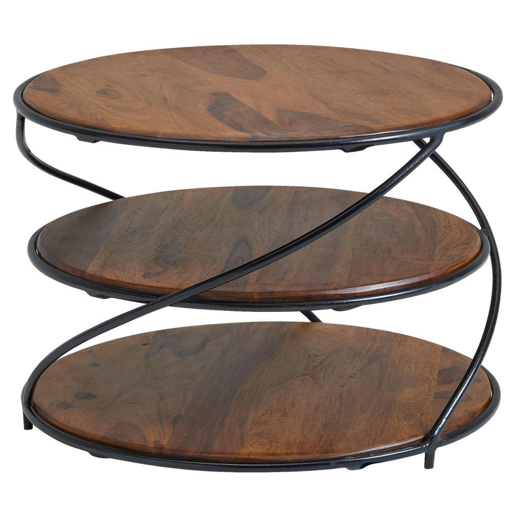 MID.YOU KONFERENČNÝ STOLÍK, farba indického palisandra, drevo, 58/58/40,5 cm.