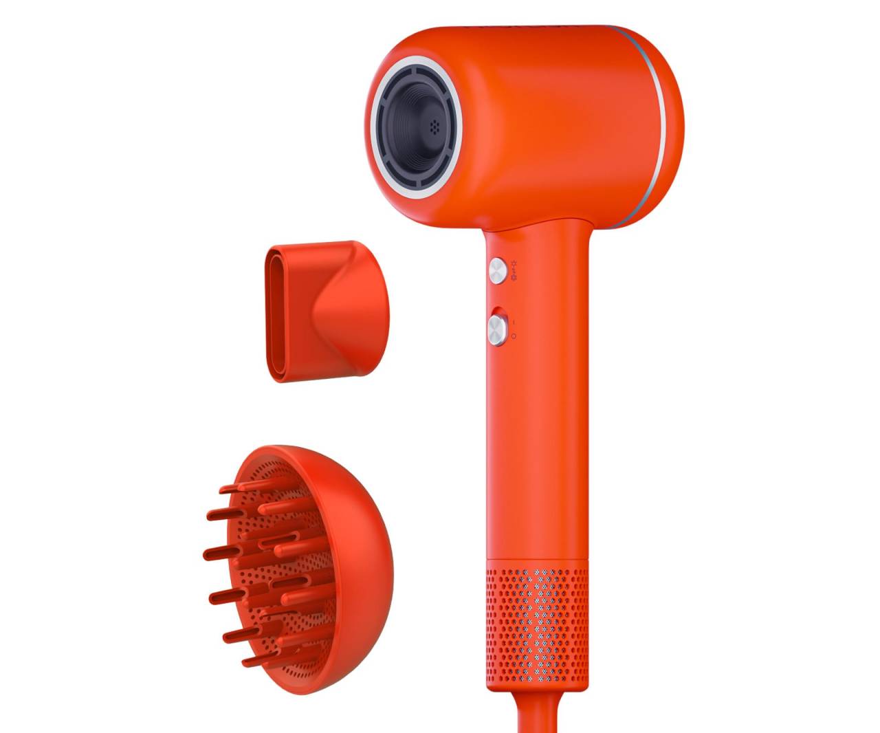 Profesionálny ionizačný fén na vlasy Freylish Pro - 1600 W, oranžový + darček zadarmo.