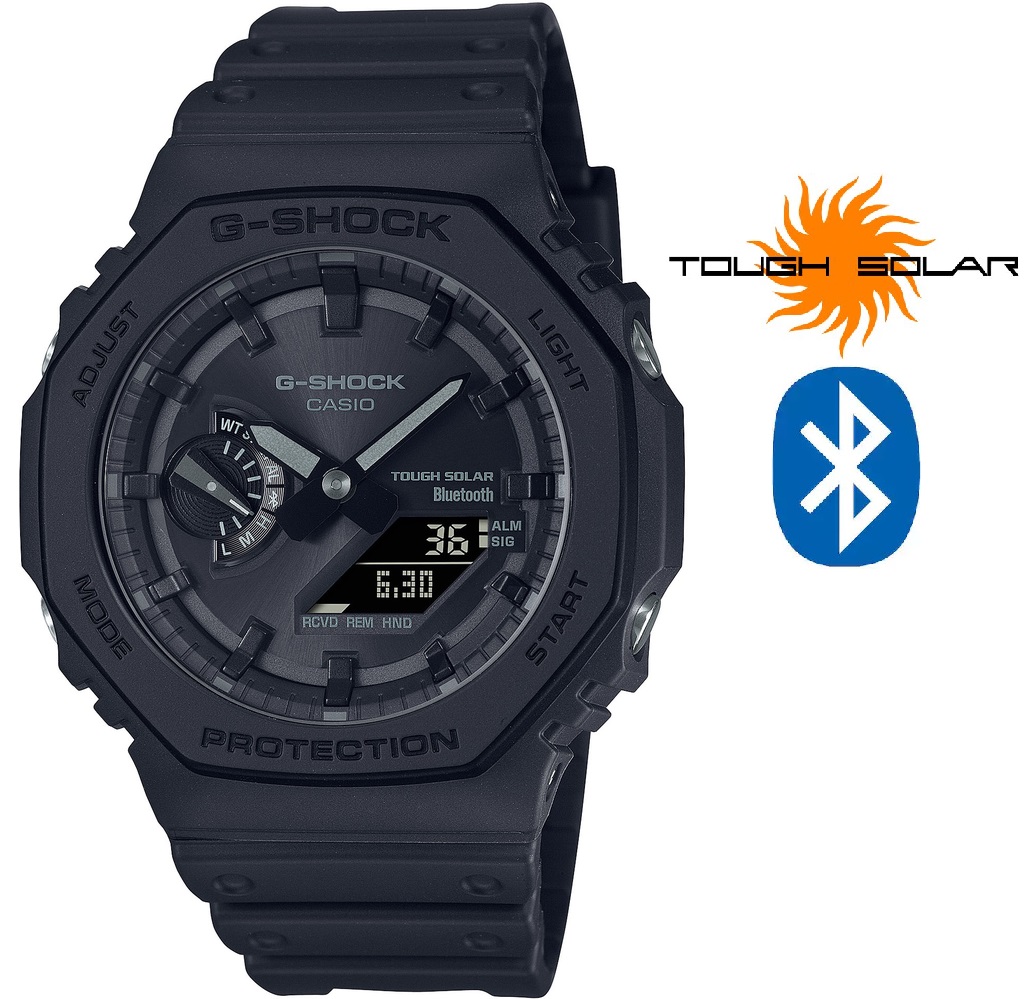Casio G-Shock Original Carbon Core Guard Bluetooth Solar GA-B2100-1A1ER (666).