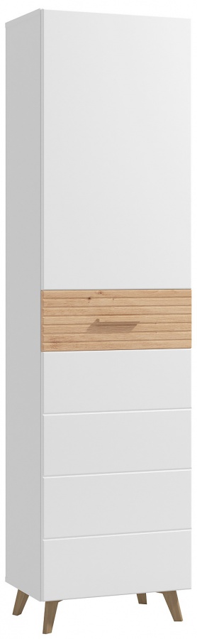 Predsieňová skrinka jett - biela/dub artisan.

 

Moderná vysoká skrinka sa hodí ako do veľkých predsiení, tak úplne fantasticky padne do menších priestorov.

 

Rozmery predsieňovej skrinky Jett sú 51,5x193x35cm (š, v, h).

 

Všetky produkty z kolekcie Jett nájdete nižšie v súvisiacich produktoch.