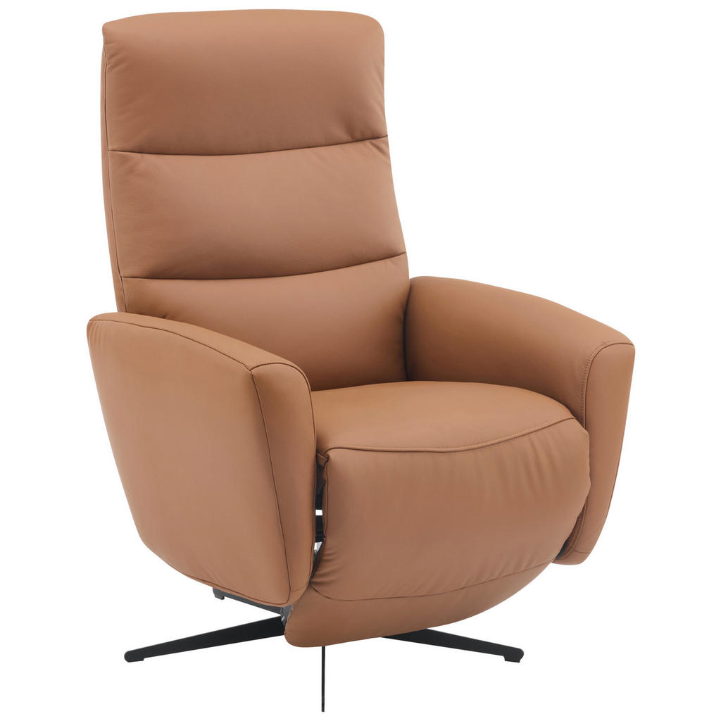 Livetastic RELAXAČNÉ KRESLO, textil, koža, hnedá.