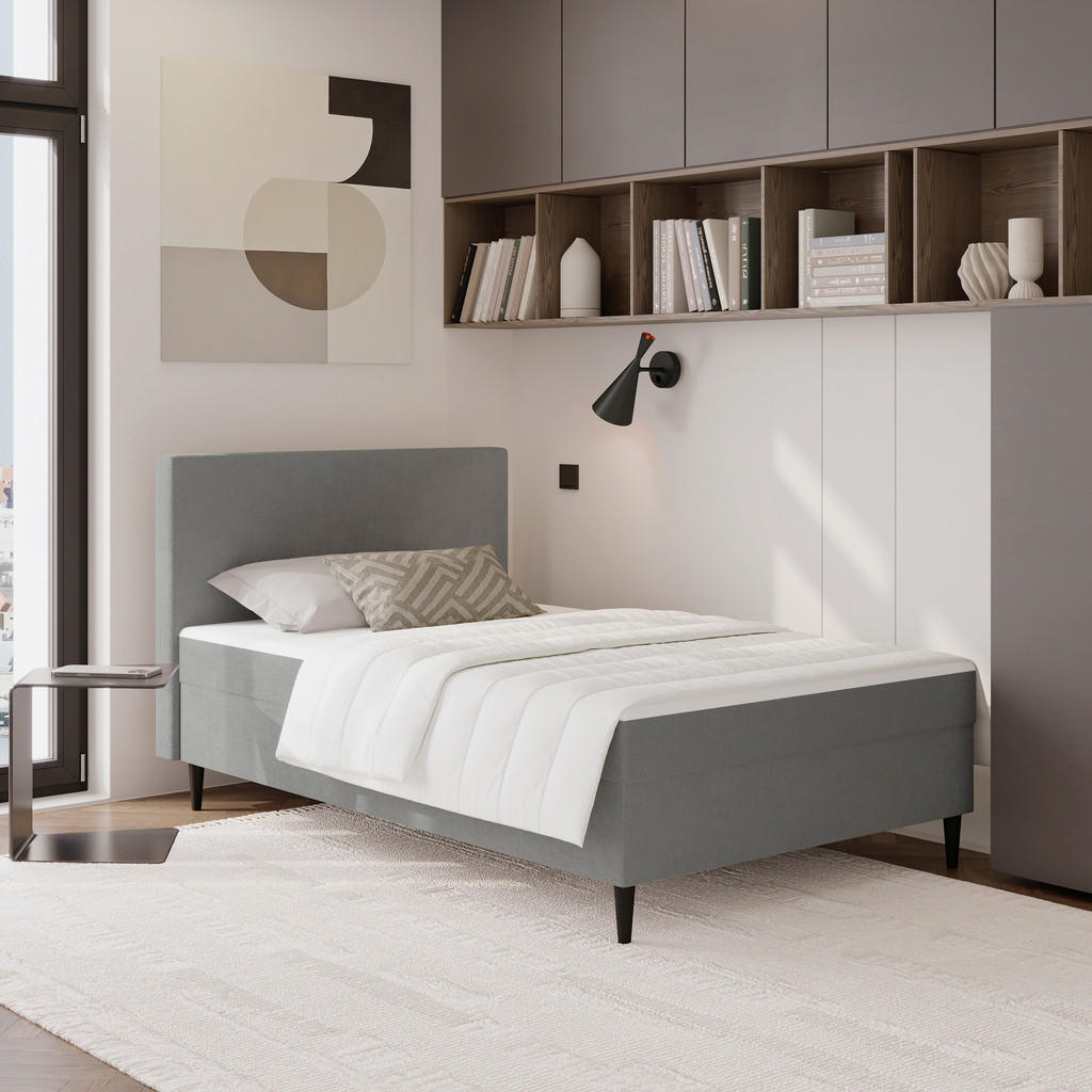 P & B AMERICKÁ POSTEĽ, 120/200 cm, grafitová.