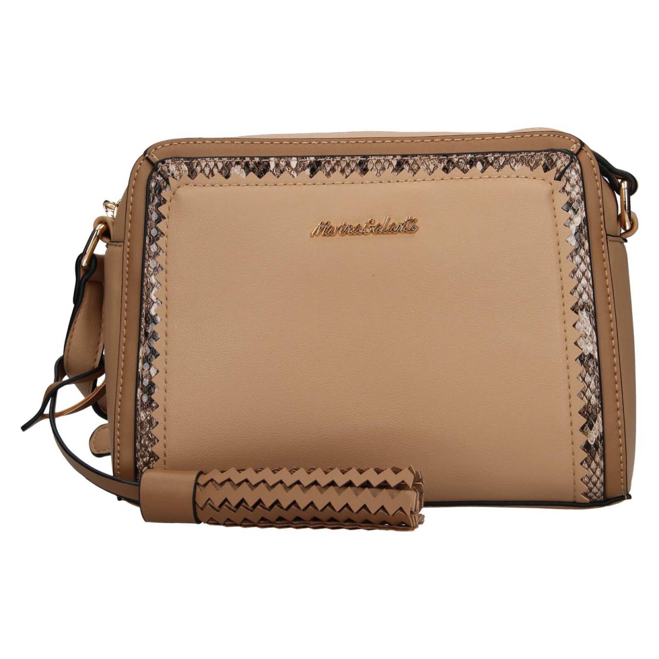 Dámska crossbody kabelka Marina Galanti Lea - béžová.