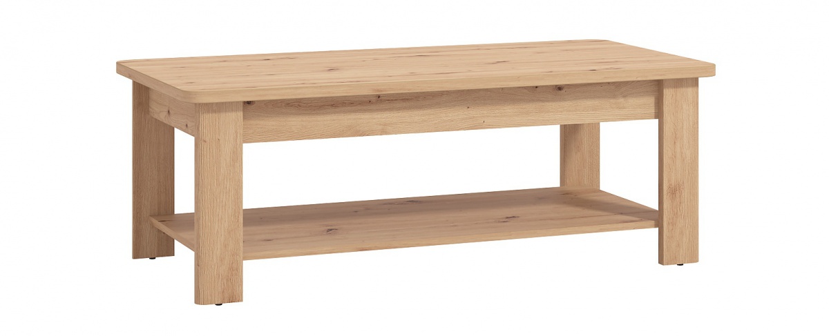 Konferenčný stolík cordelia - dub artisan.

 

Rozmery konferenčného stolíka Cordelia sú 124x45x60cm (š, v, h).

 

Všetky produkty z kolekcie Cordelia nájdete nižšie v súvisiacich produktoch.