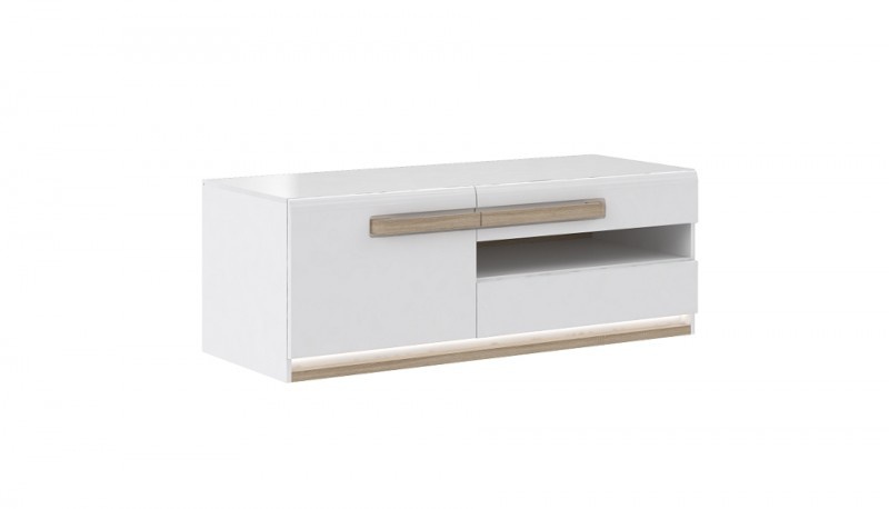 Rtv stolík s osvetlením l attention - biely/dub sonoma/biely lesk.

 

Kolekcia Attention je variabilným programom, tzn.