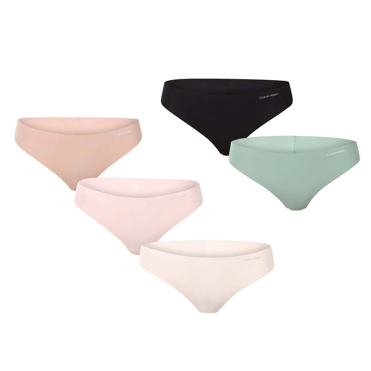 5PACK String femme Calvin Klein sans couture multicolore (QD3556E-31N) XS.
Vous recherchez des sous-vêtements que vous ne sentirez même pas lorsque vous les porterez, mais qui vous offriront à la fois un confort et un style parfaits ?
Légèreté, flexibilité et confort maximal
Le string Calvin Klein est composé de fibres synthétiques qui garantissent une douceur exceptionnelle au toucher, un séchage rapide et qui adhèrent au corps comme une seconde peau.
Un design intemporel et un style sophistiqué
L'élégant design monochrome, avec un subtil logo Calvin Klein sur le côté, est luxueux et intemporel.
Pourquoi vous aimerez les strings Calvin Klein

Invisible sous les vêtements : Grâce à sa conception sans couture et à ses bords lisses, le string ne s'affaisse pas, même sous les robes ou les leggings les plus serrés.
Confort maximal tout au long de la journée : La matière douce et extensible épouse votre corps comme une seconde peau, sans coupure ni frottement inconfortable - vous oublierez que vous les portez.
Un choix élégant de la part d'une marque renommée : Le design épuré et minimaliste avec un logo Calvin Klein subtil vous donnera de l'assurance même lorsque vous choisirez vos sous-vêtements.

Les sous-vêtements Calvin Klein sont appréciés dans le monde entier.
Les sous-vêtements exceptionnels de Calvin Klein sont l'un des piliers de l'industrie de la mode.
Comment entretenir les strings Calvin Klein
Pour que votre linge de lingerie préféré reste longtemps en bon état, nous vous recommandons de suivre les conseils suivants.

Blanchisserie : Nous recommandons un lavage à la main ou en machine à laver avec un programme doux à une température maximale de 30 °C.
Séchage : Le fabricant ne recommande pas de faire sécher les tongs au sèche-linge.
Repassage : Ne repassez pas la lanière - les fibres synthétiques ne sont pas conçues pour des températures élevées et pourraient être endommagées.

Conseil : La recherche de vos sous-vêtements préférés peut s'avérer longue, c'est pourquoi nous voulons que vos pièces favorites durent longtemps.