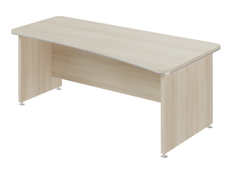 Písací stôl lorenc 200x100cm pravý - agát svetlý.