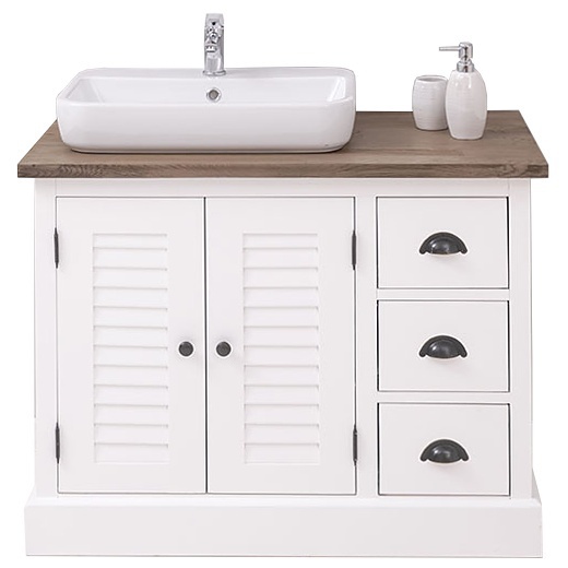 Kúpeľňová skrinka pre umývadlo lisi 668 - biela/hnedá.

 

Kúpeľňová skrinka Vás na prvý pohľad oslní svojim vzhľadom, kde sa mieša moderna s rustikálnym nádychom.

 

Povrch skrinky je ošetrený farebným náterom v odtieni P004.

 

Umývadlo, batéria či kovový výpust nie sú súčasťou a je potrebné ich zakúpiť samostatne.

 

Rozmery kúpeľňovej skrinky pre umývadlo Lisi 668 sú 100x75x51cm (š, v, h).

 

Pre kompletnú ponuku masívneho nábytku od tohto výrobcu kliknite TU.

 

Farba na fotografii sa môže ľahko líšiť oproti reálnemu výrobku. Príčinou môže byť zobrazovanie farieb monitora či rôzne nasvietenie výrobkov pri fotení.




Z dôvodu výroby masívneho nábytku na zákazku, sme nútení požadovať od zákazníka zálohu v minimálnej výške 30% z ceny nábytku.