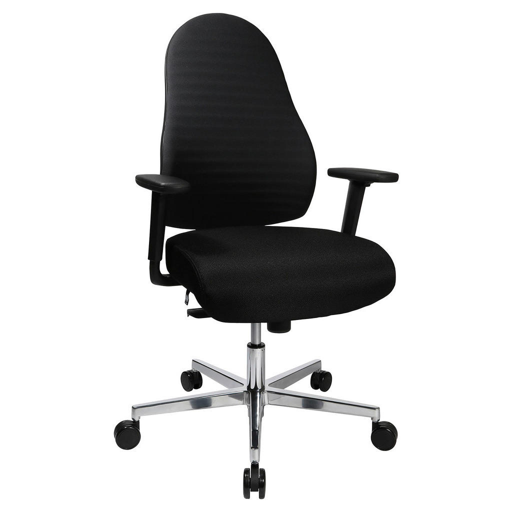 Dieter Knoll OTOČNÁ STOLIČKA, tkaná textília, čierna.