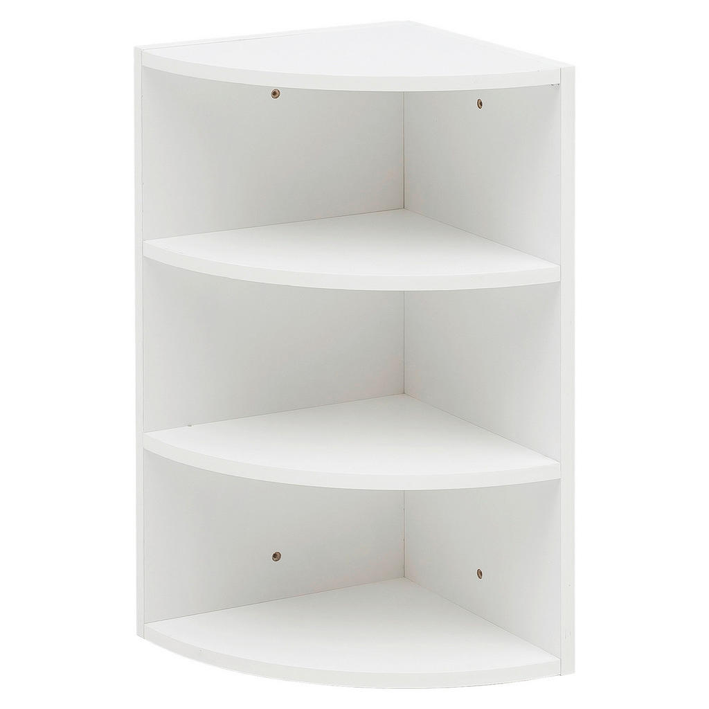 MID.YOU ROHOVÝ REGÁL, biela, 30/60/30 cm.