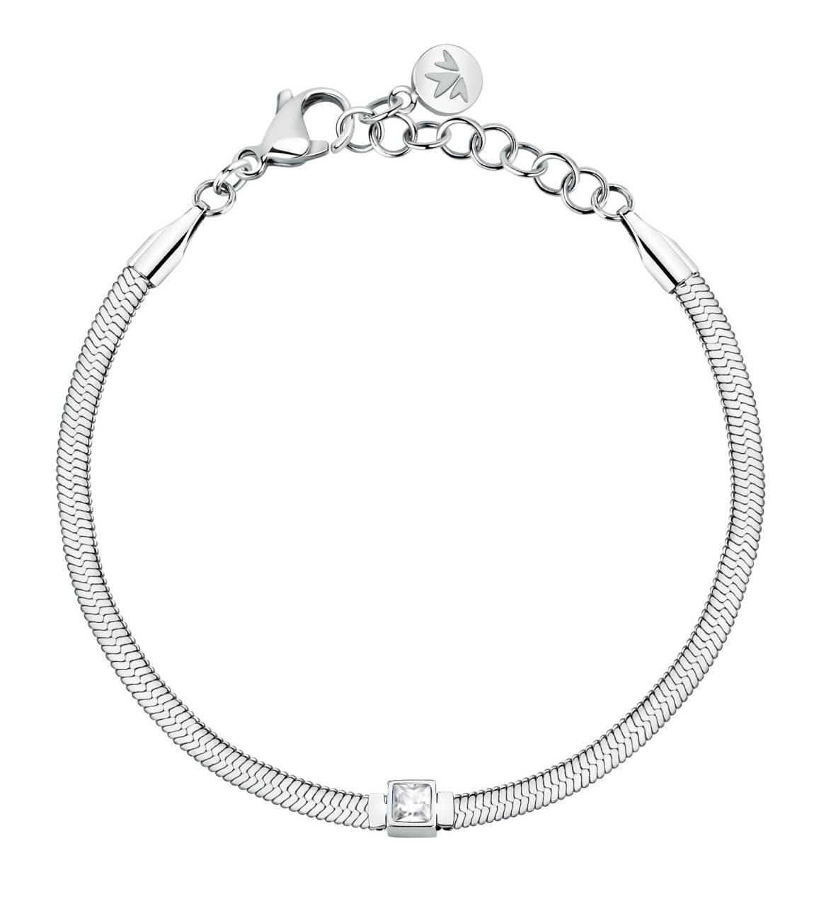 Morellato Nadčasový oceľový náramok s kryštálom Hádok Gioia SAVY35.