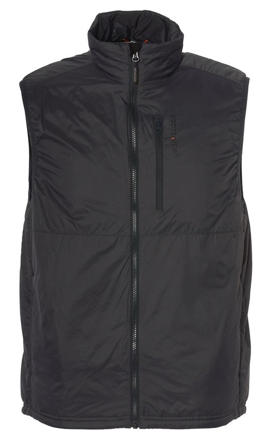 Grundéns vesta forecast insulated vest anchor - xxl.
 Špecifikácia produktu: •100% recyklovaný nylon s odolnou vodeodolnou úpravou (DWR), ktorá zároveň odhodí tekutiny a škvrny •Izolácia PrimaLoft pre dokonalé teplo a pohodlie •Odolné zipsy •Vnútorné prešívanie pre extra teplo •Náprsné a bočné vrecká na zipsy •Dostupná v zelenej, modrej aj čiernej farbe