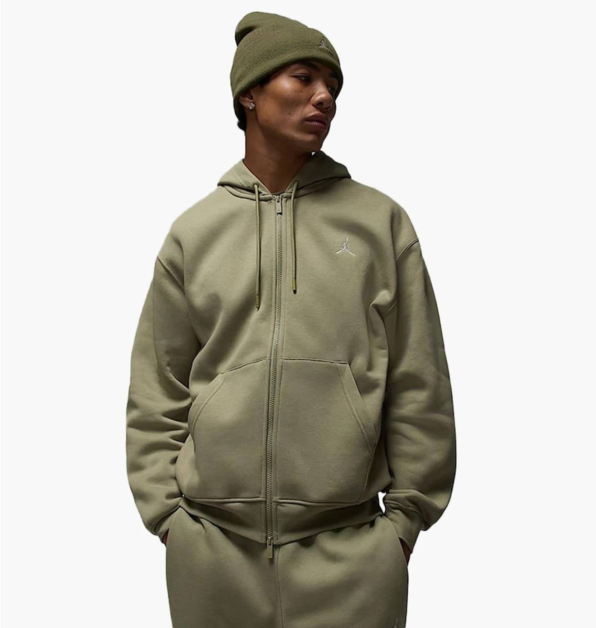 Jordan Men Brooklyn Fleece Full-Zip Hoodie L.