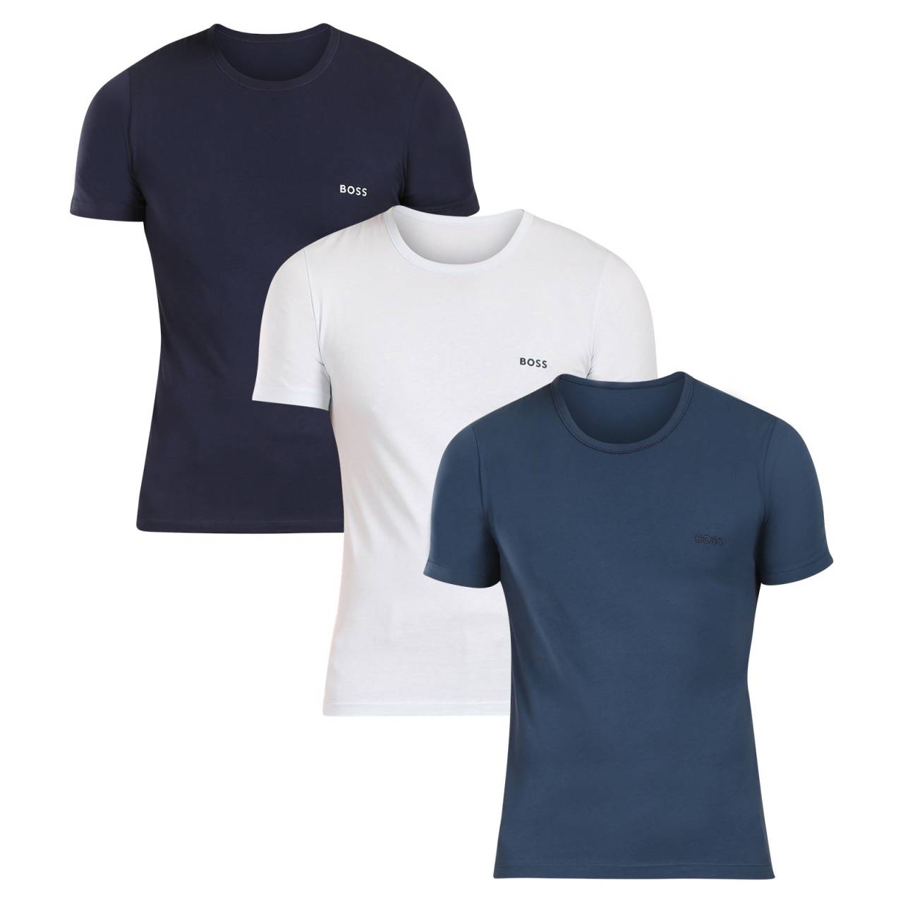 3PACK moška majica BOSS večbarvna (50532470 971) M.