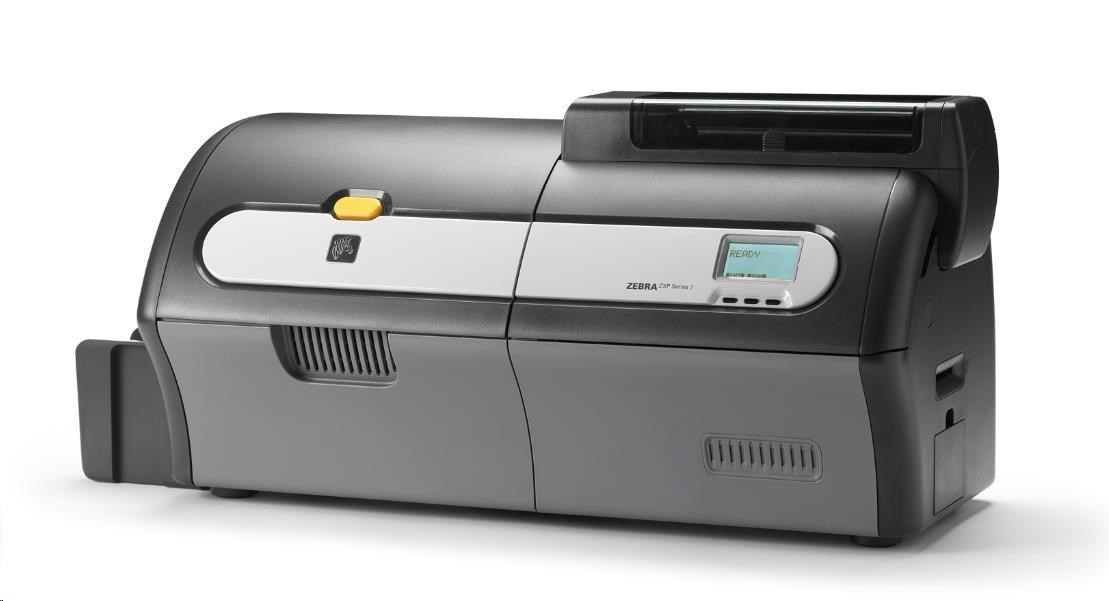 Zebra Z72-AM0C0000EM00 ZXP Serie 7, card printer, dual sided, 12 dots/mm (300 dpi), USB, Ethernet, MSR, smart, RFID.