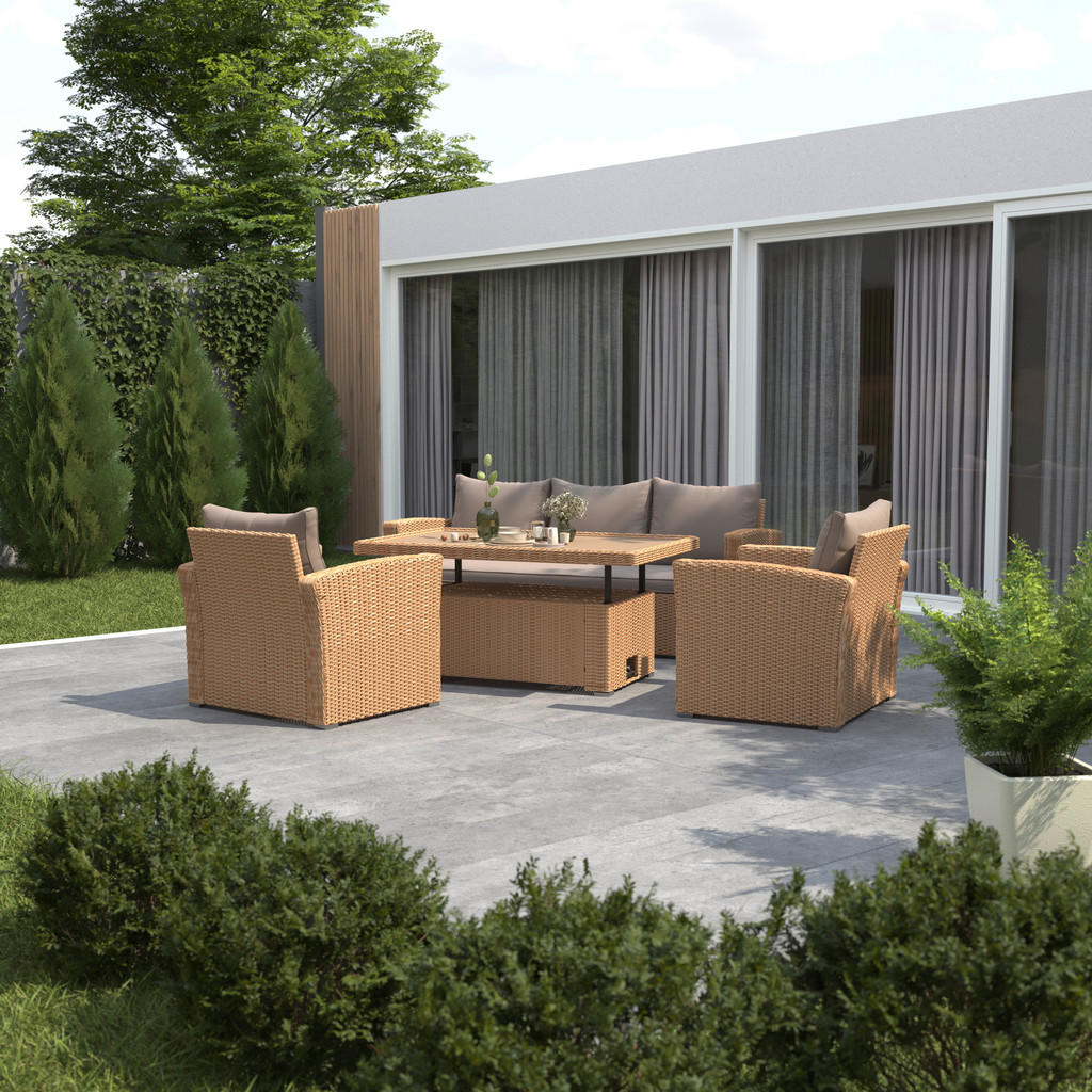 Ambia Garden TERASOVÁ SEDACIA SÚPRAVA kov, plast.