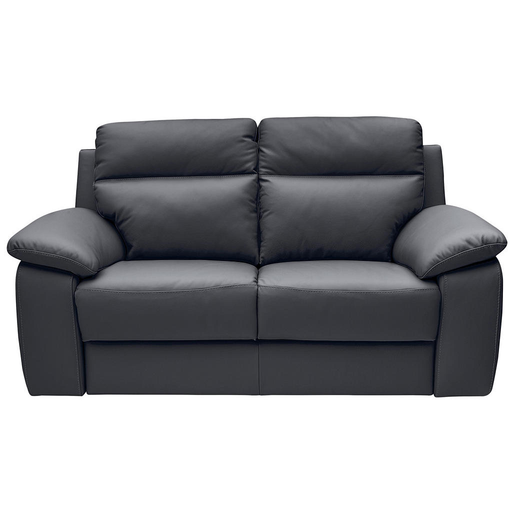 Celina Home DVOJMIESTNA POHOVKA, tmavomodrá, pravá koža.