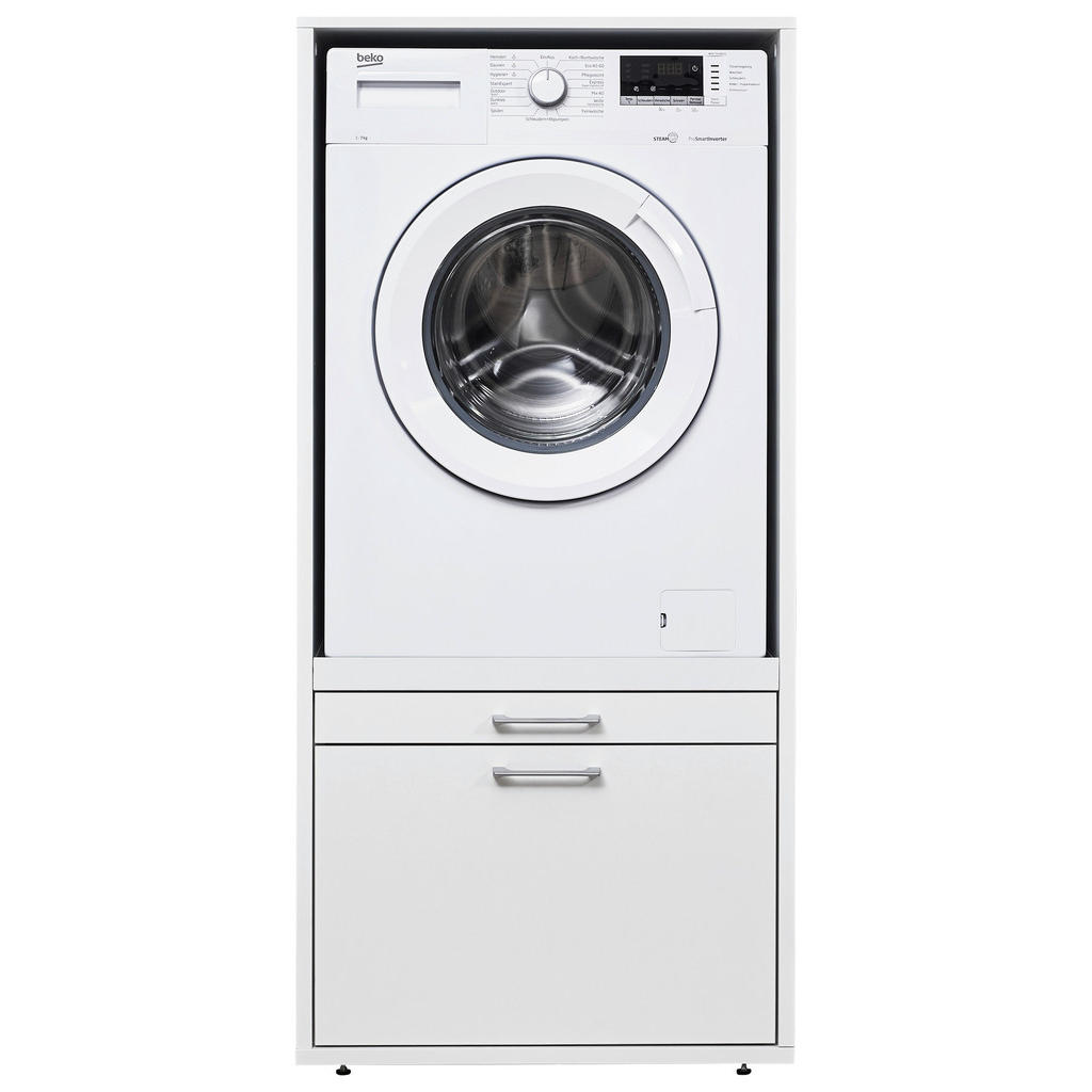 Xora SKRINKA NA PRÁČKU, biela, 67/145/65,5 cm.