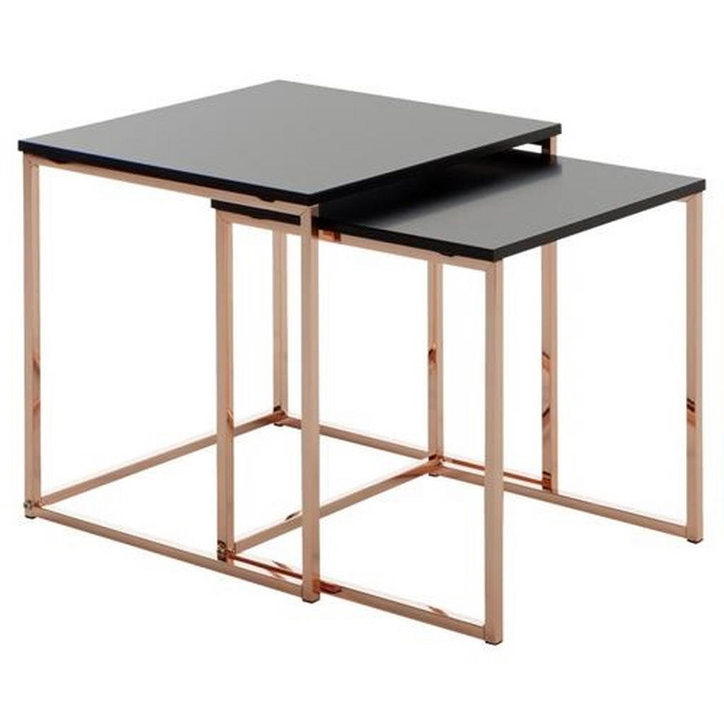 MID.YOU SADA ZASÚVACÍCH STOLÍKOV, čierna.